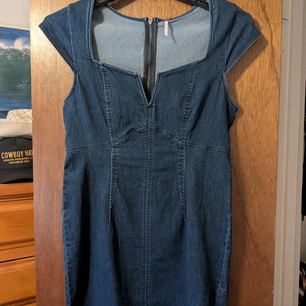Free People ~ Stylish Denim Dress